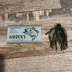 3/8 Ounce Football Jig - Green Pumpkin/Purple